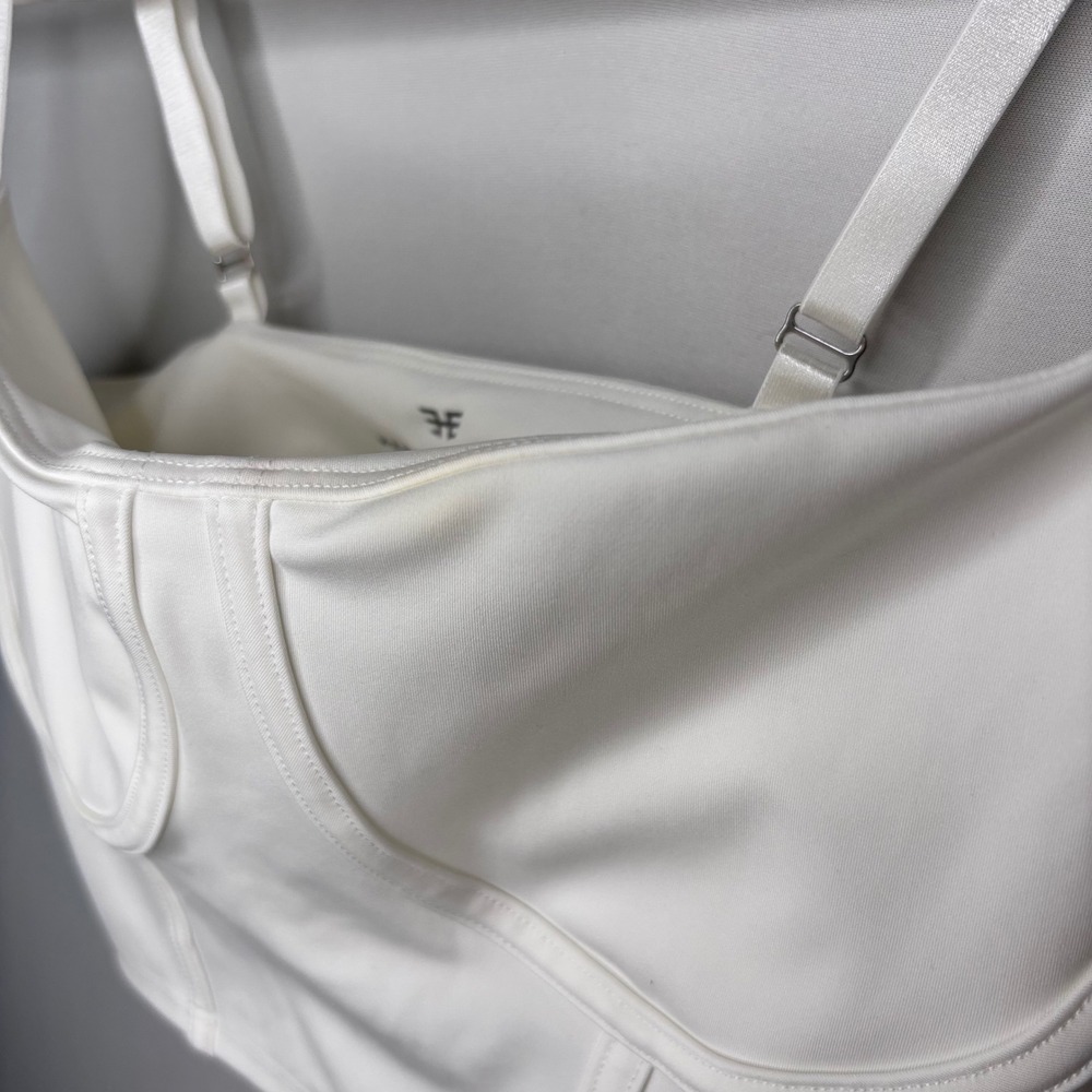 Heroine Sport White Bustier Sports Bra - Picture 4 of 10